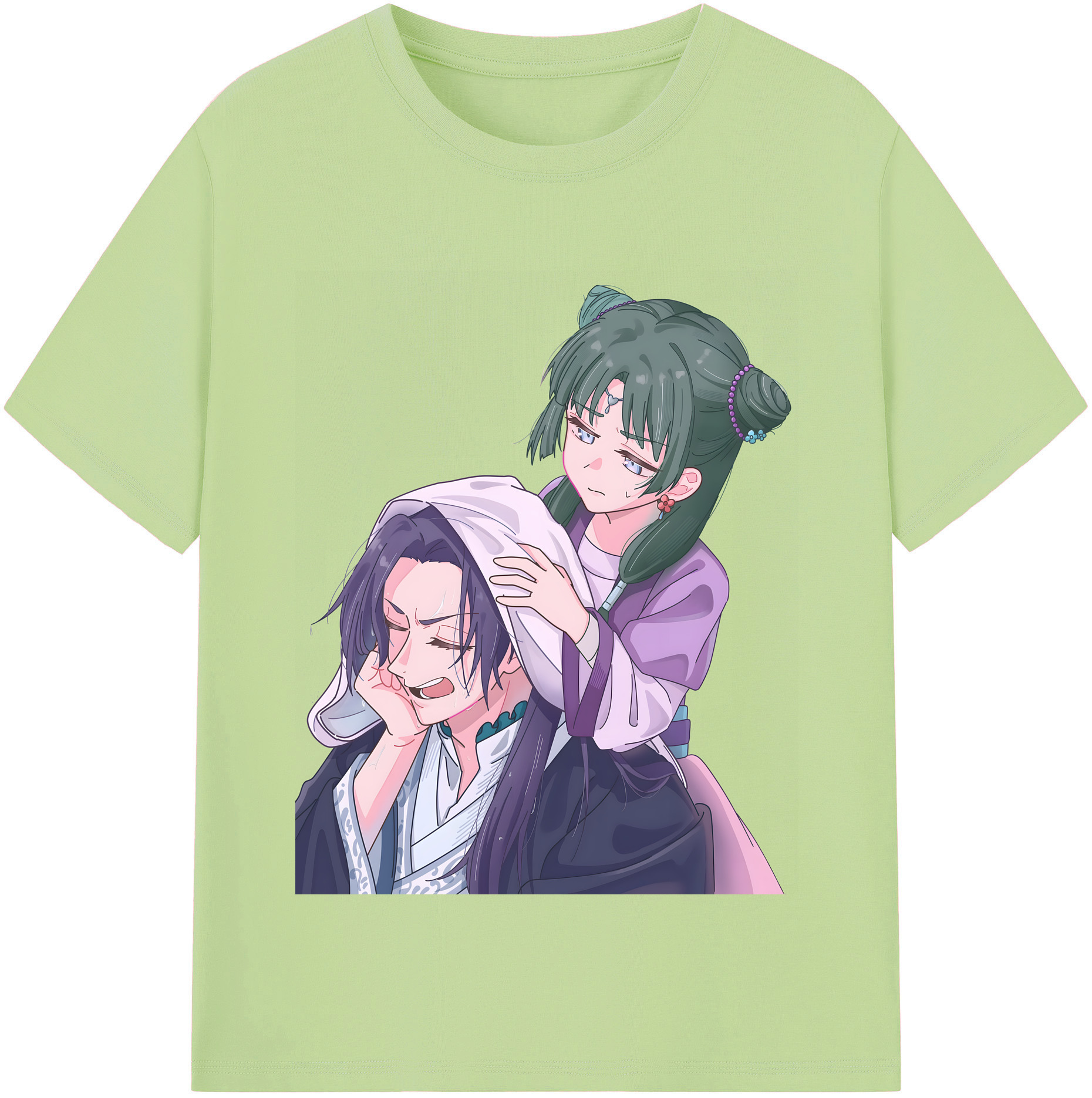 （画像用） 薬屋のひとりごと The Apothecary Diaries 綿100％半袖Tシャツ（フロントプリント）